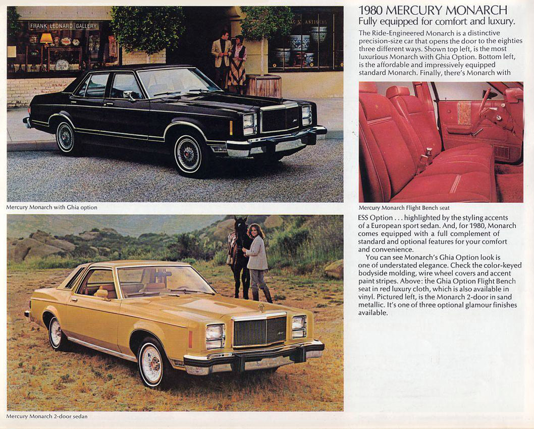 1980 Mercury Lincoln Brochure Page 6
